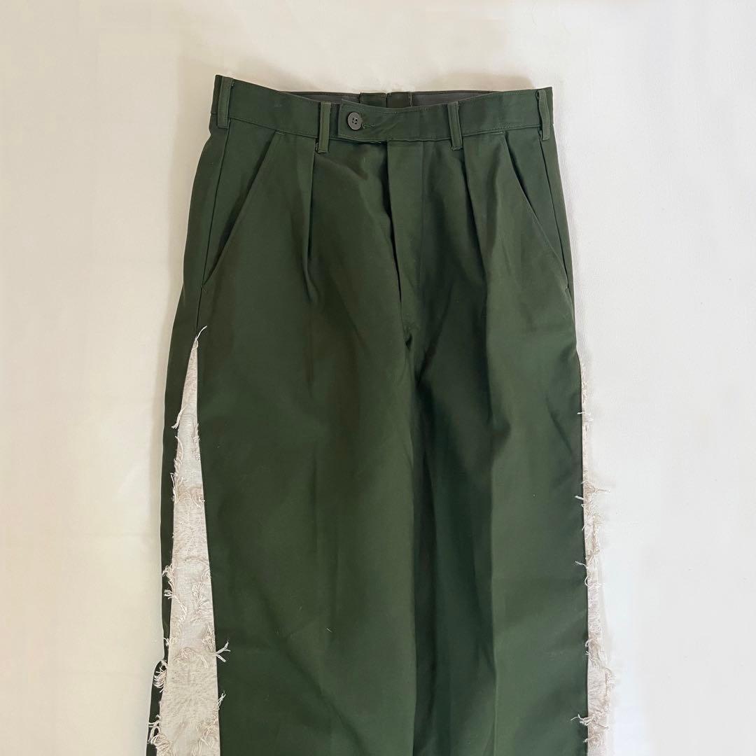 ヴィンテージミリタリー　リメイクパンツ　スウェーデン軍