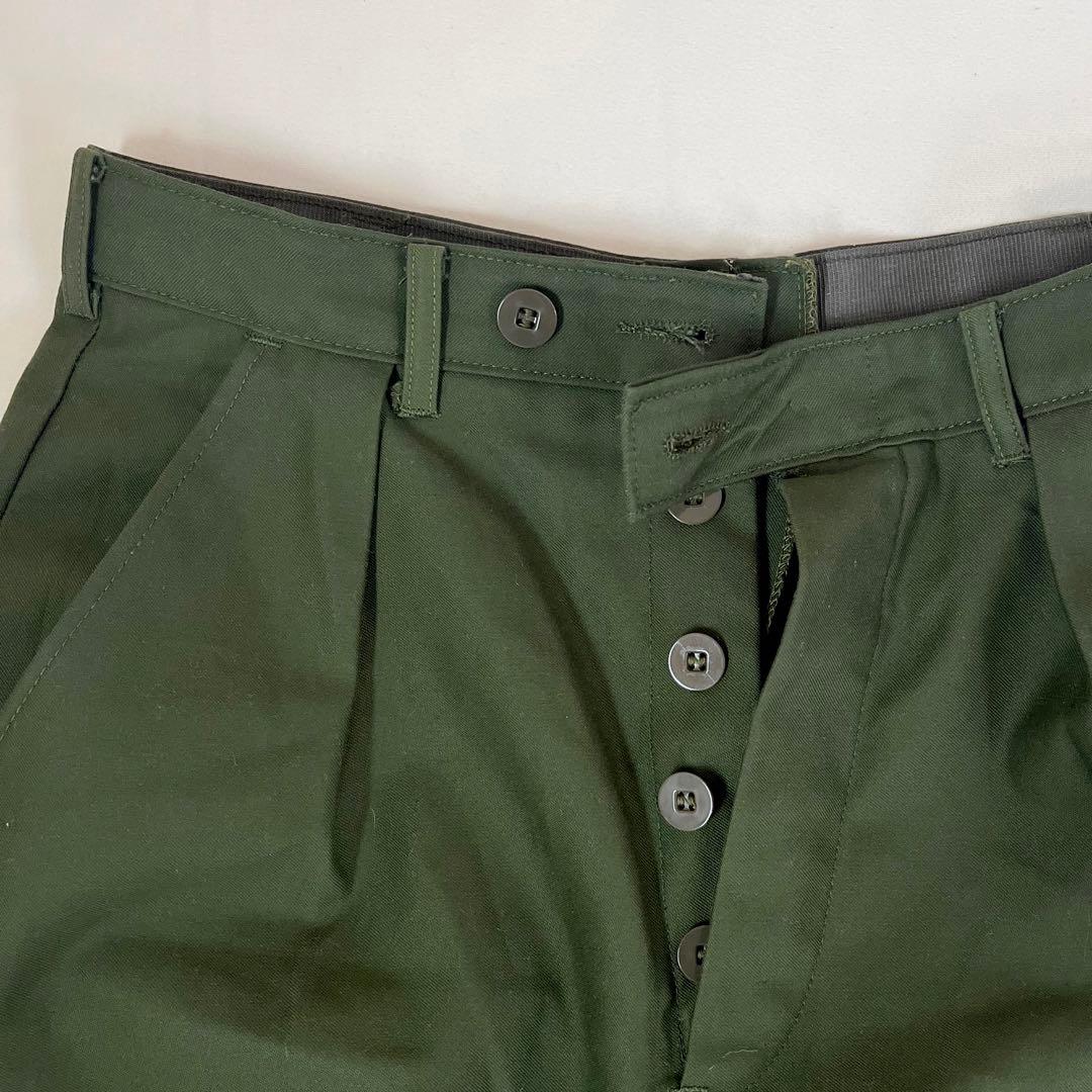 ヴィンテージミリタリー　リメイクパンツ　スウェーデン軍