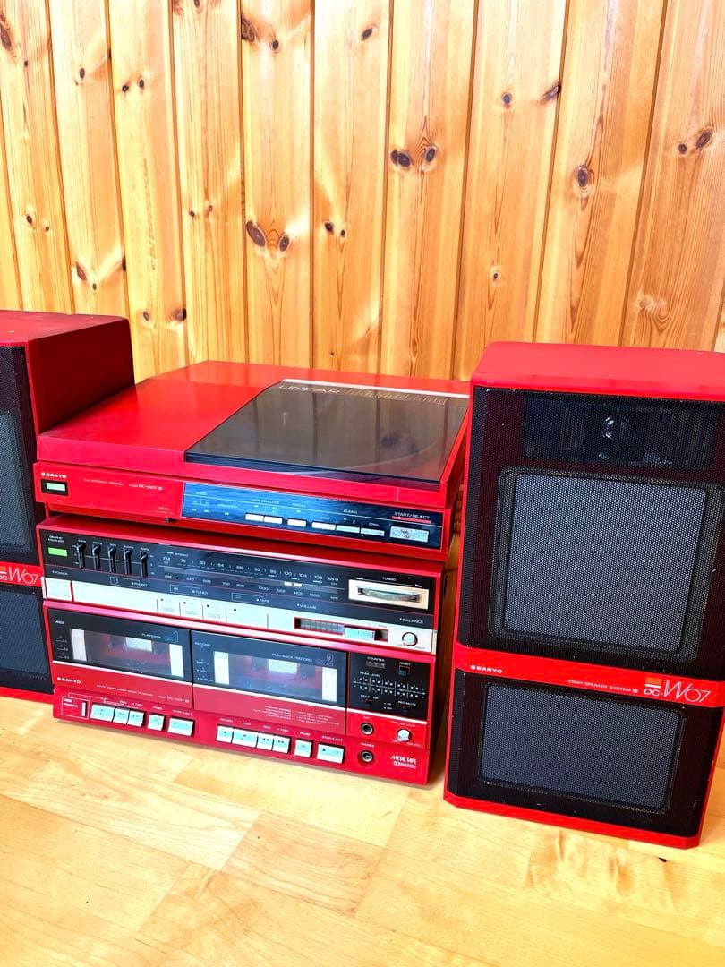 SANYO DC-W07 サンヨー　レコード　カセット　ラジカセ　コンポ
