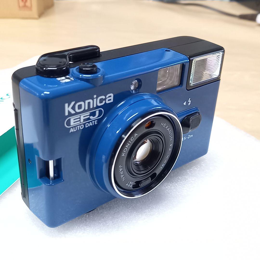 【稀少カラー】Konica EFJ AUTO DATE ブルー　動作品
