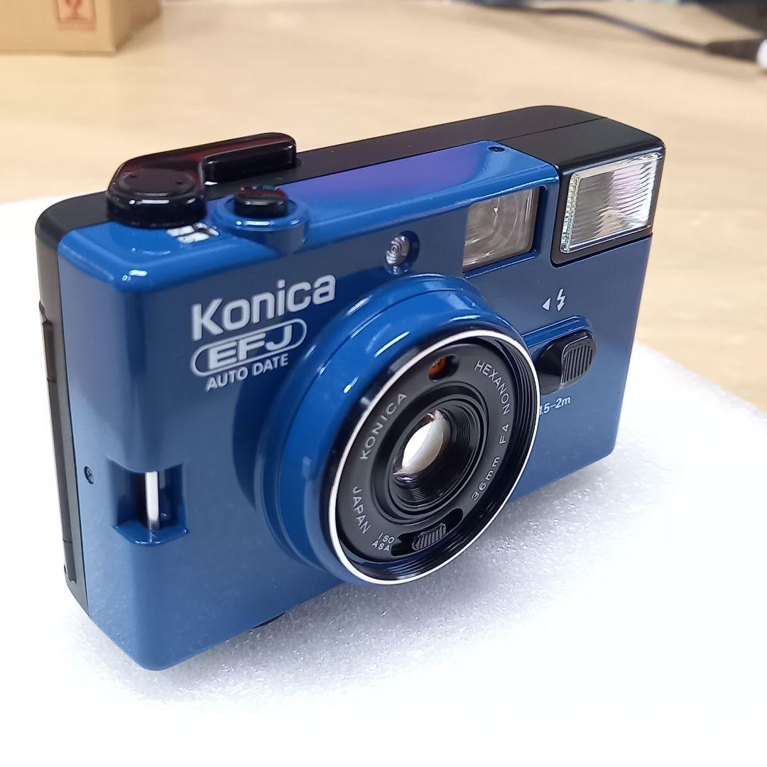 【稀少カラー】Konica EFJ AUTO DATE ブルー　動作品