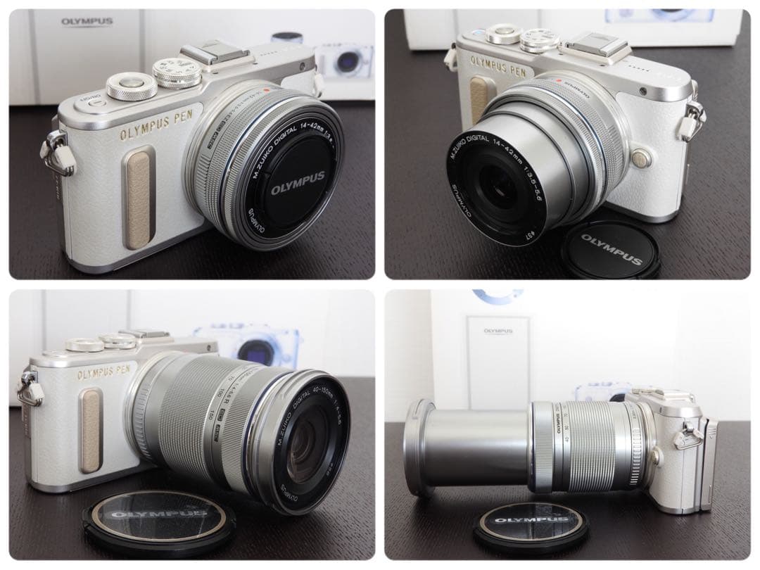 OLYMPUS PEN E-PL8 ダブルズーム ホワイト オリンパスミラーレス