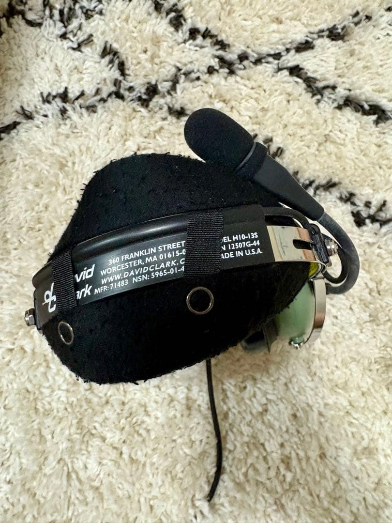 【美品】DAVID CLARK H10-13.4 デビッドクラーク ヘッドセット