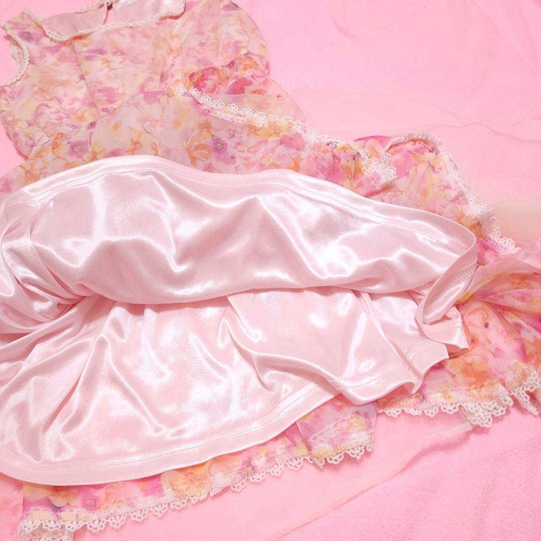 送料¥０♡LIZ LISAリズリサ オーガンジー お花柄 ワンピース