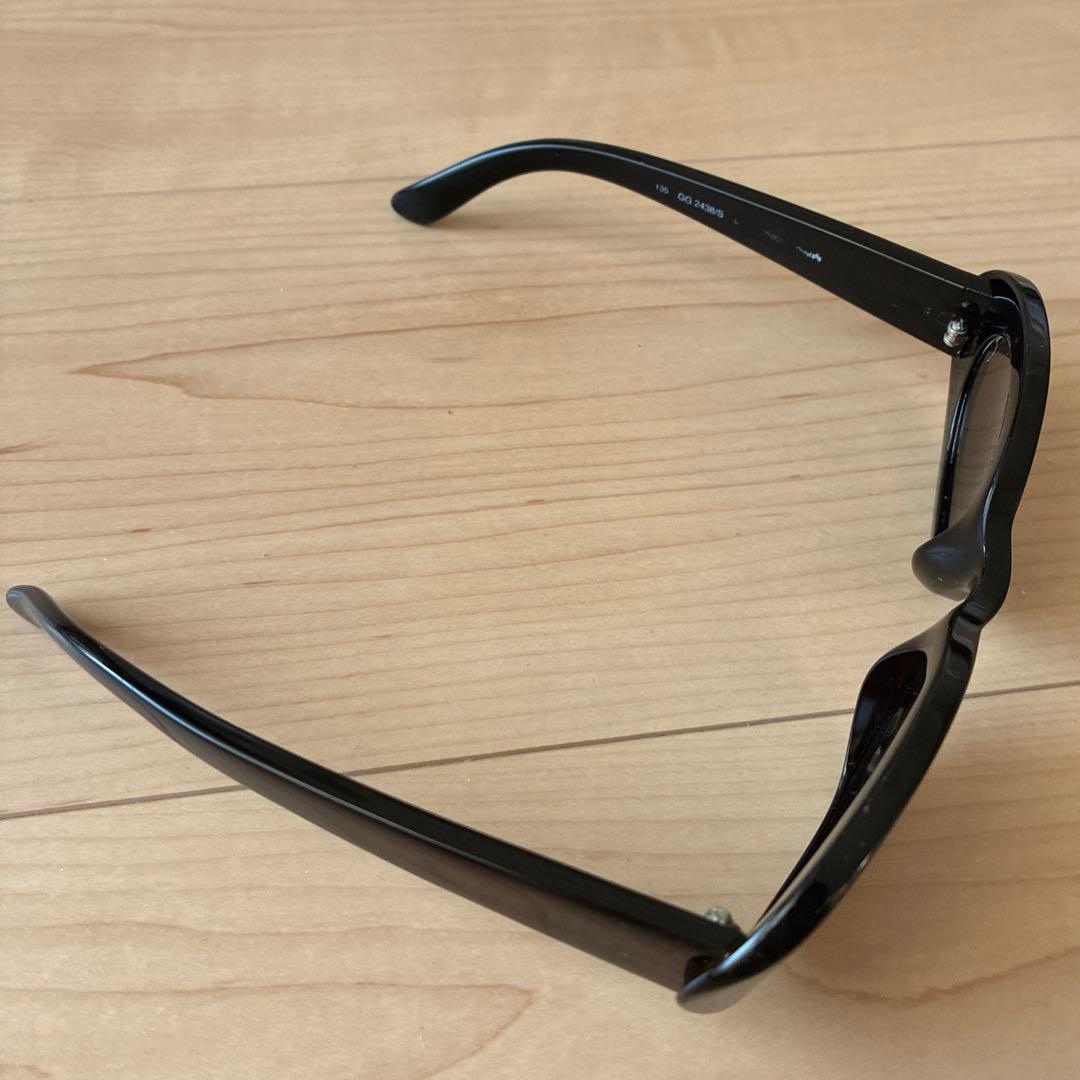 GUCCI サングラス オーバル ブラウン／ブラック