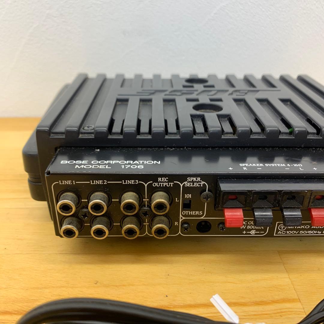BOSE 1706 ステレオパワーアンプ セレクター付き メンテナンス済　動作品