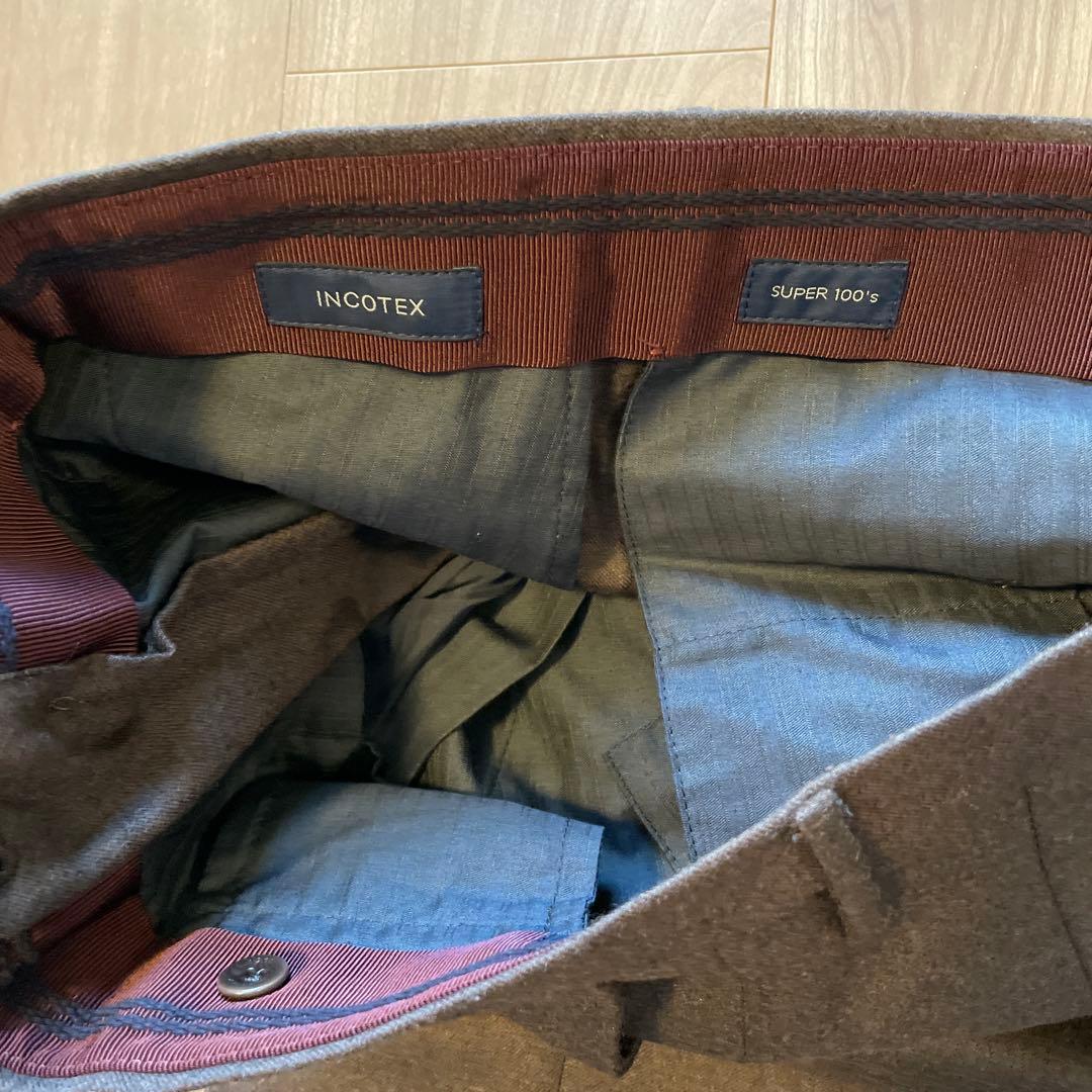 【新品】INCOTEX SUPER 100 100%ウール 定価5万円