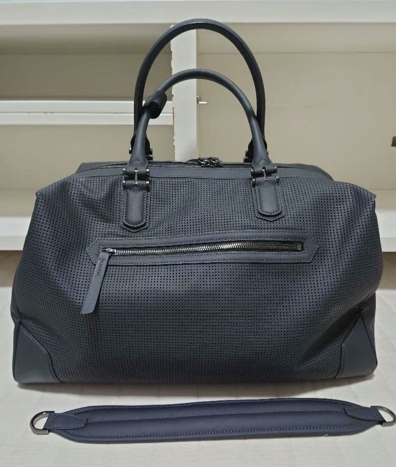 未使用級✨LEXUS レクサス パンチングレザー 2way ボストンバッグ