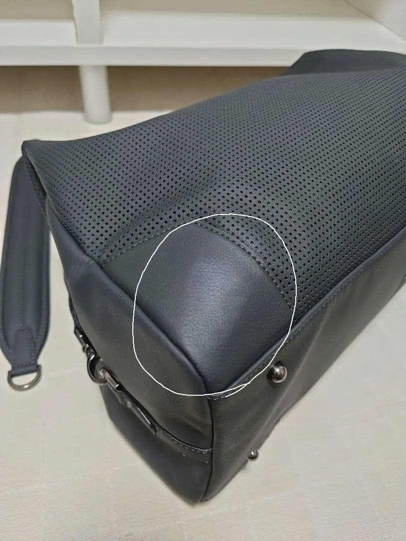 未使用級✨LEXUS レクサス パンチングレザー 2way ボストンバッグ