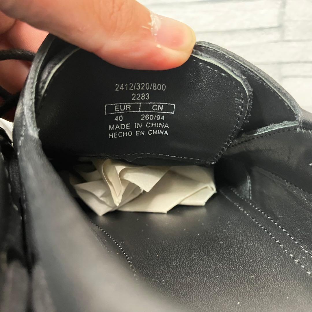 【26.0cm】ZARA ザラ ビブラム ソール 厚底 チロリアン シューズ