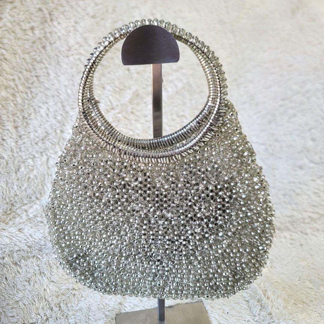 ANTEPRIMA アンテプリマ ワイヤーバッグ シルバー ビジュー ハート