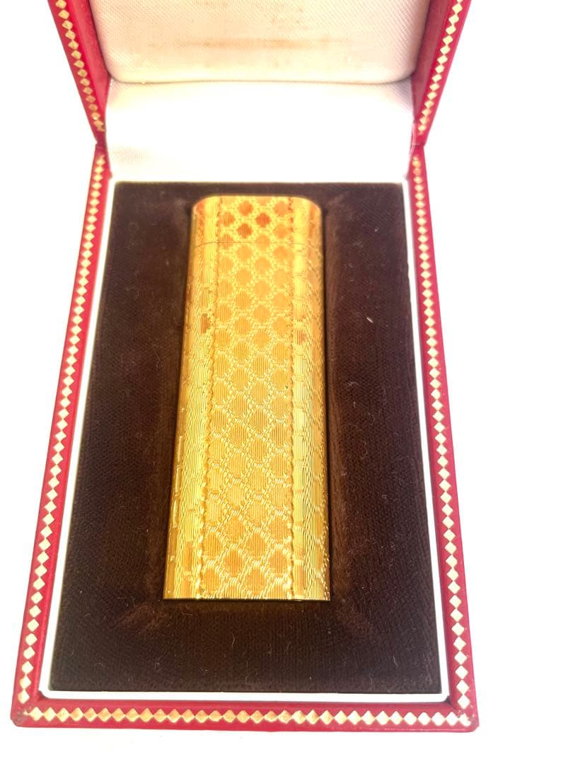 カルティエ ライター　ゴールド　メンズ