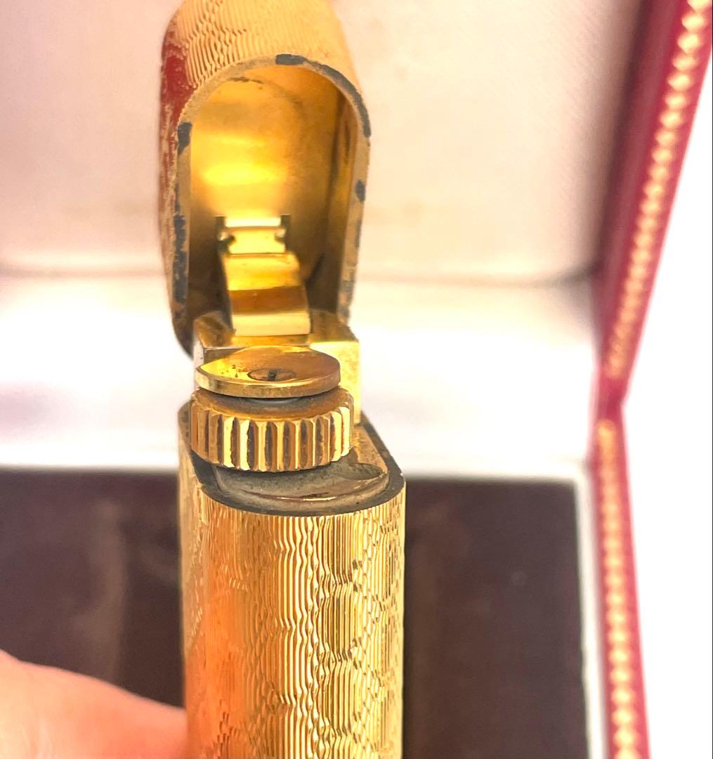 カルティエ ライター　ゴールド　メンズ