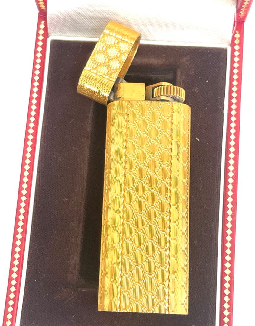 カルティエ ライター　ゴールド　メンズ