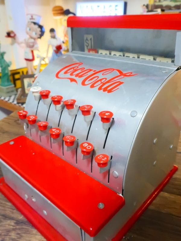 コカコーラ 本物 50s ビンテージ トイレジスター アンティーク