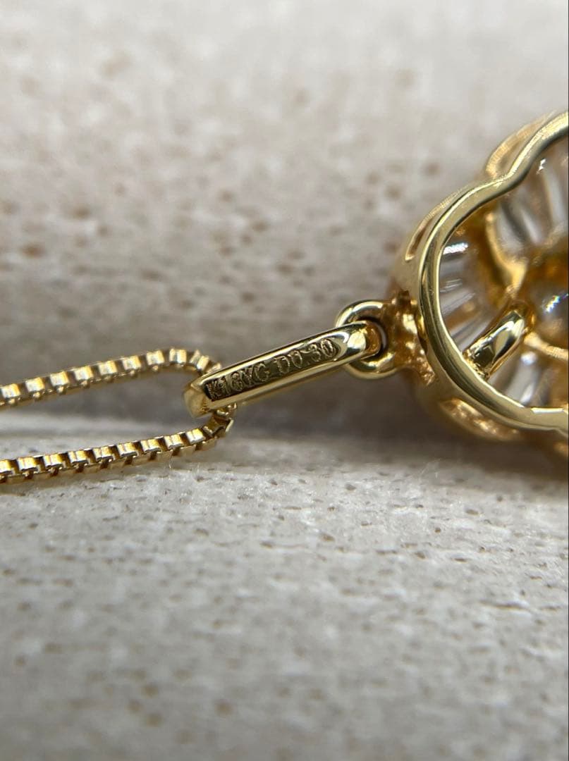 バニラJA142★高級 ダイヤモンド0.3ct K18 ペンダントヘッド