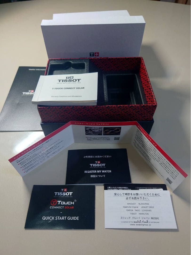 TISSOT T-タッチ コネクト ソーラー チタン