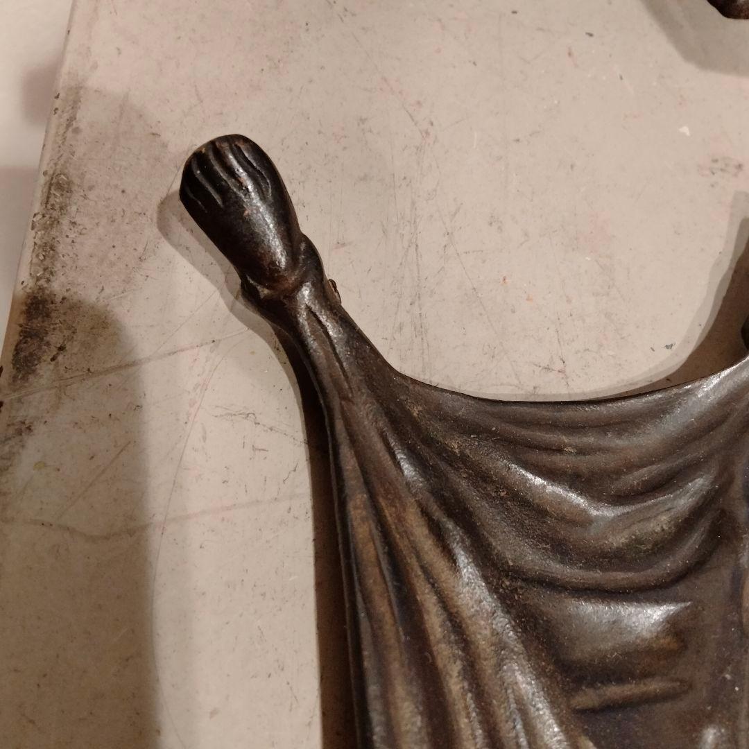 20s 30s レア ビンテージ デビル スカル トレイ ホルダー アンティーク