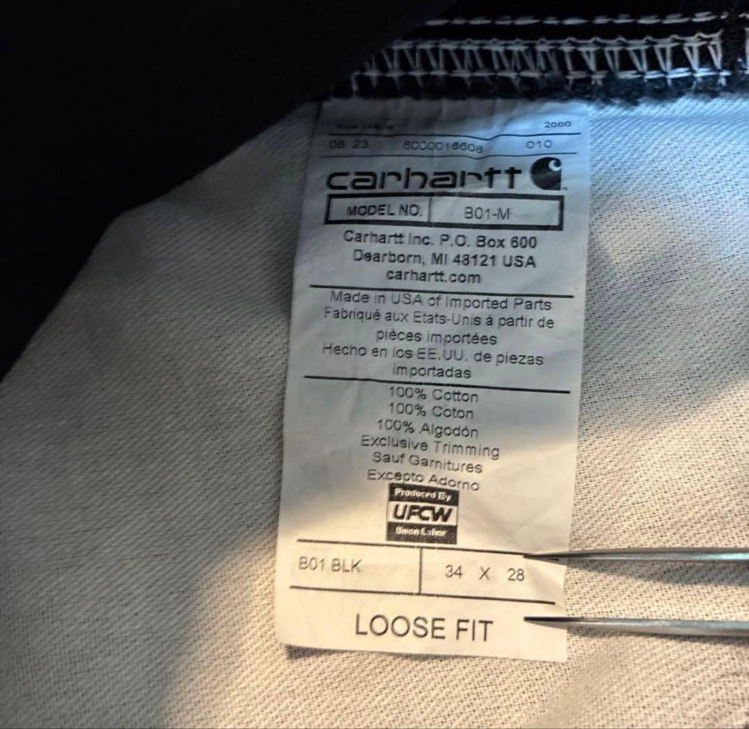 Carhartt ダブルニー W34 L28
