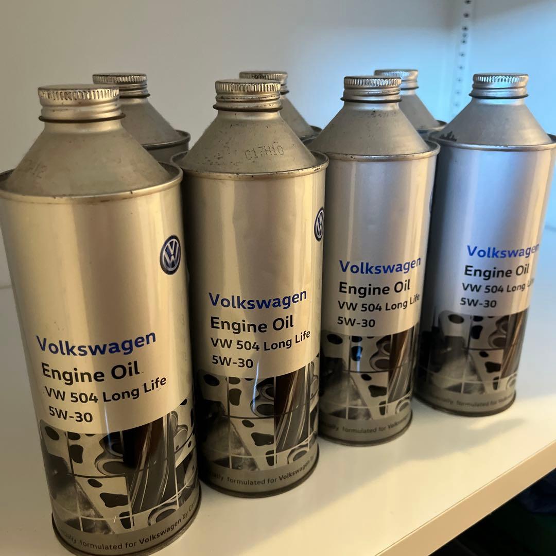 フォルクスワーゲン 純正 エンジンオイル 504ロングライフ 5W-30 7本