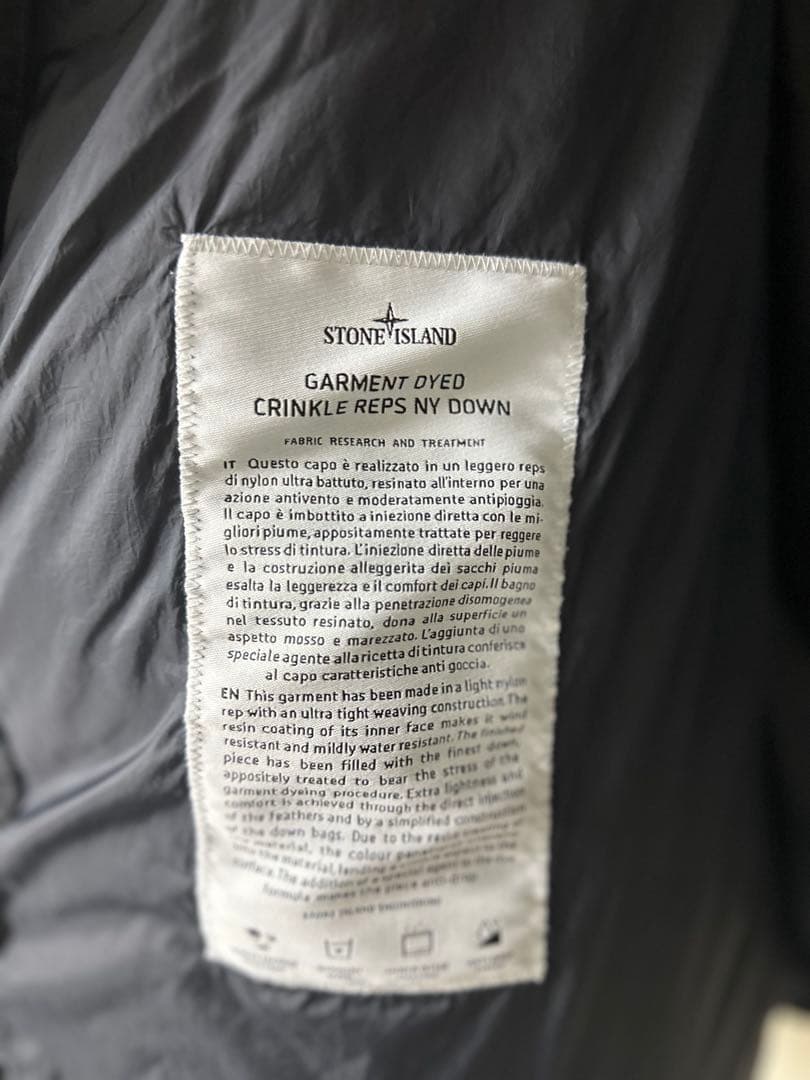 【最終値下げ】Stone  ブラック ダウンジャケット