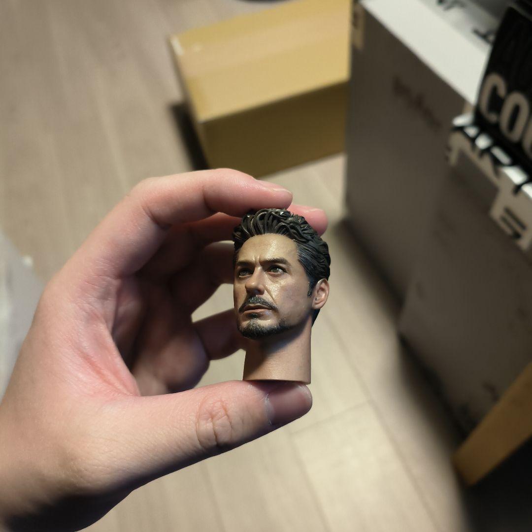 トニー・スターク フィギュアヘッド 1/6 訳あり特別価格！