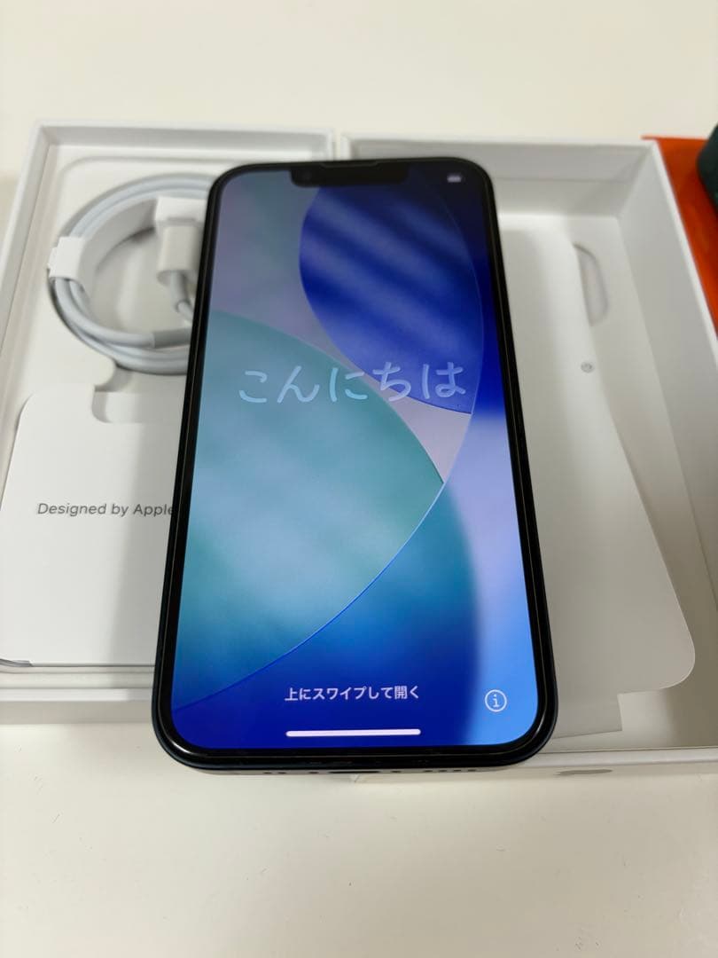 iPhone13mini 128GBミッドナイトブラック 本体 ケース付き