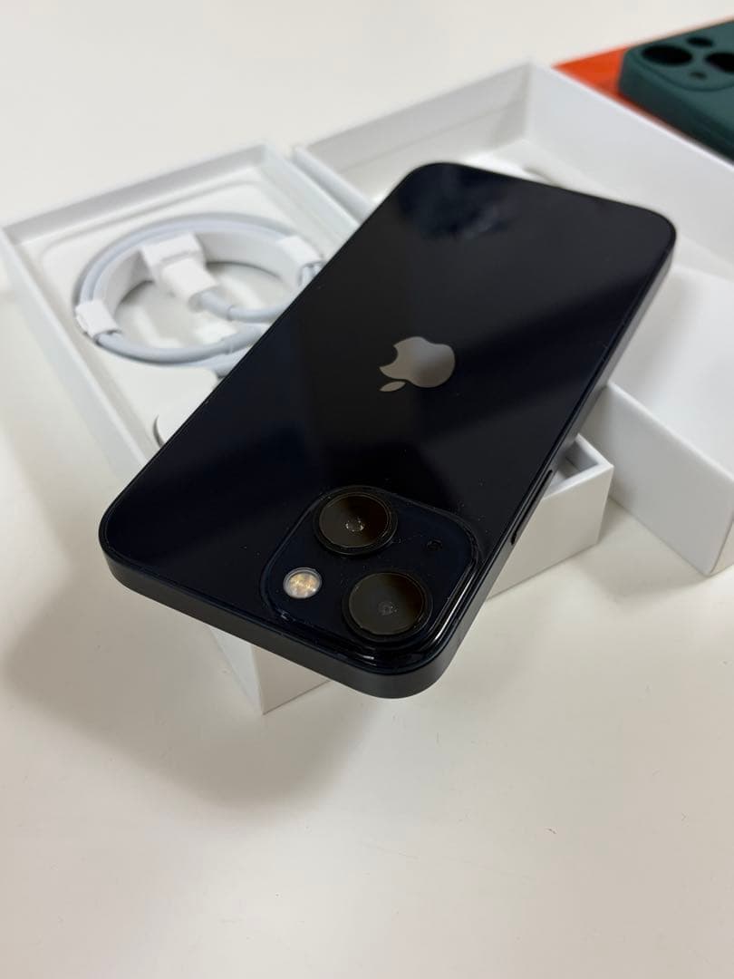 iPhone13mini 128GBミッドナイトブラック 本体 ケース付き