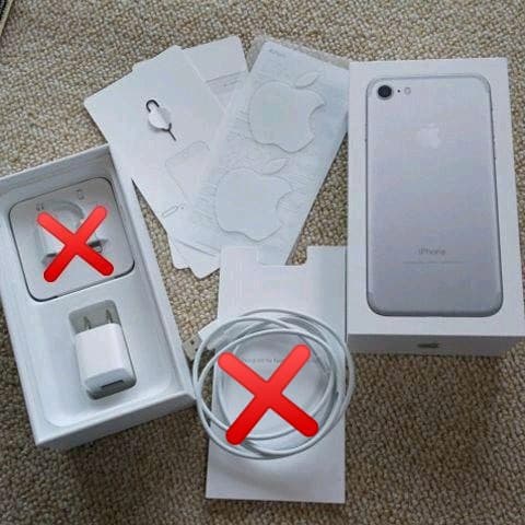 編集中☆iPhone 空箱 付属品 アクセサリ 充電器　純正