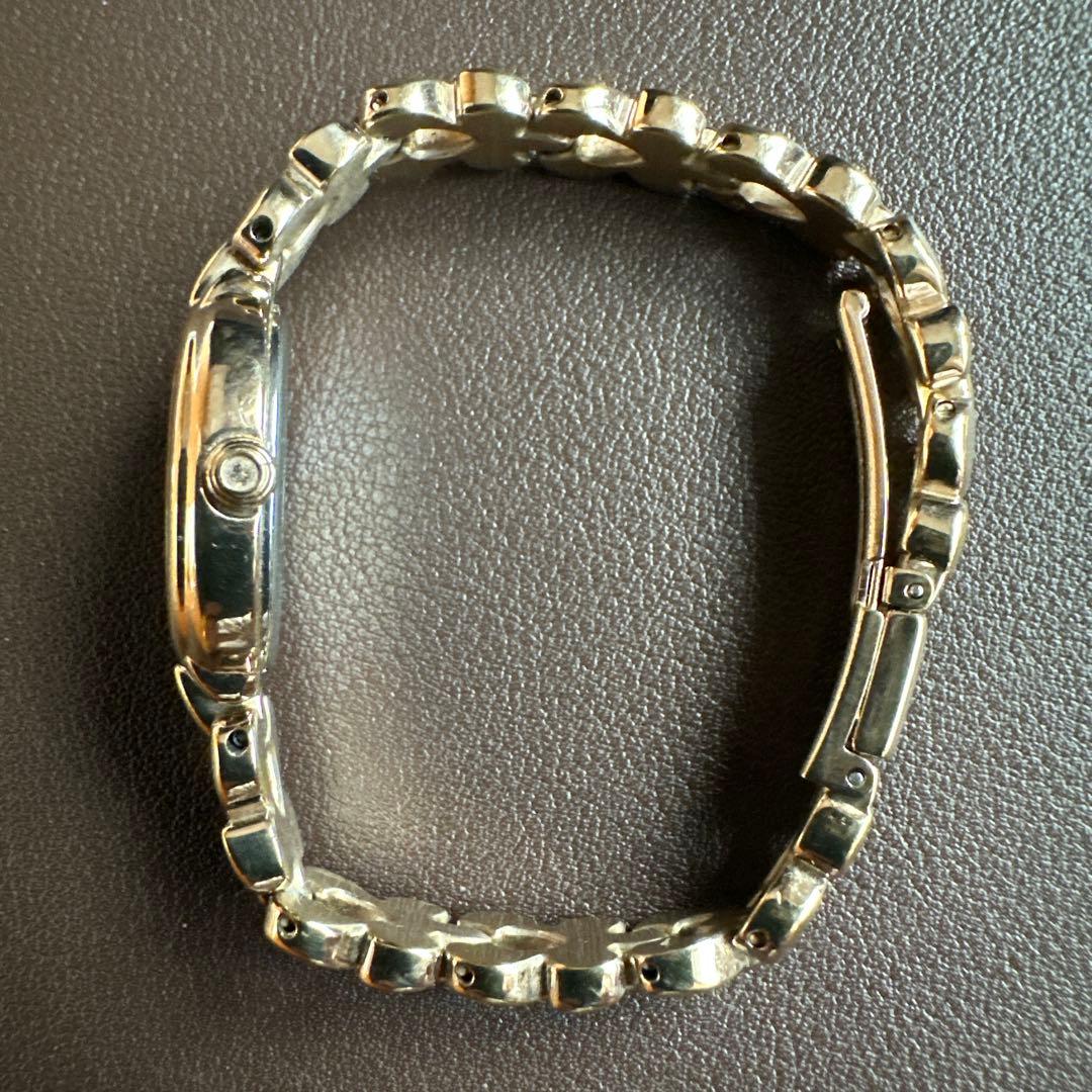 ブレスレットウォッチ シチズンエコドライブ 白蝶貝ゴールド【美品】