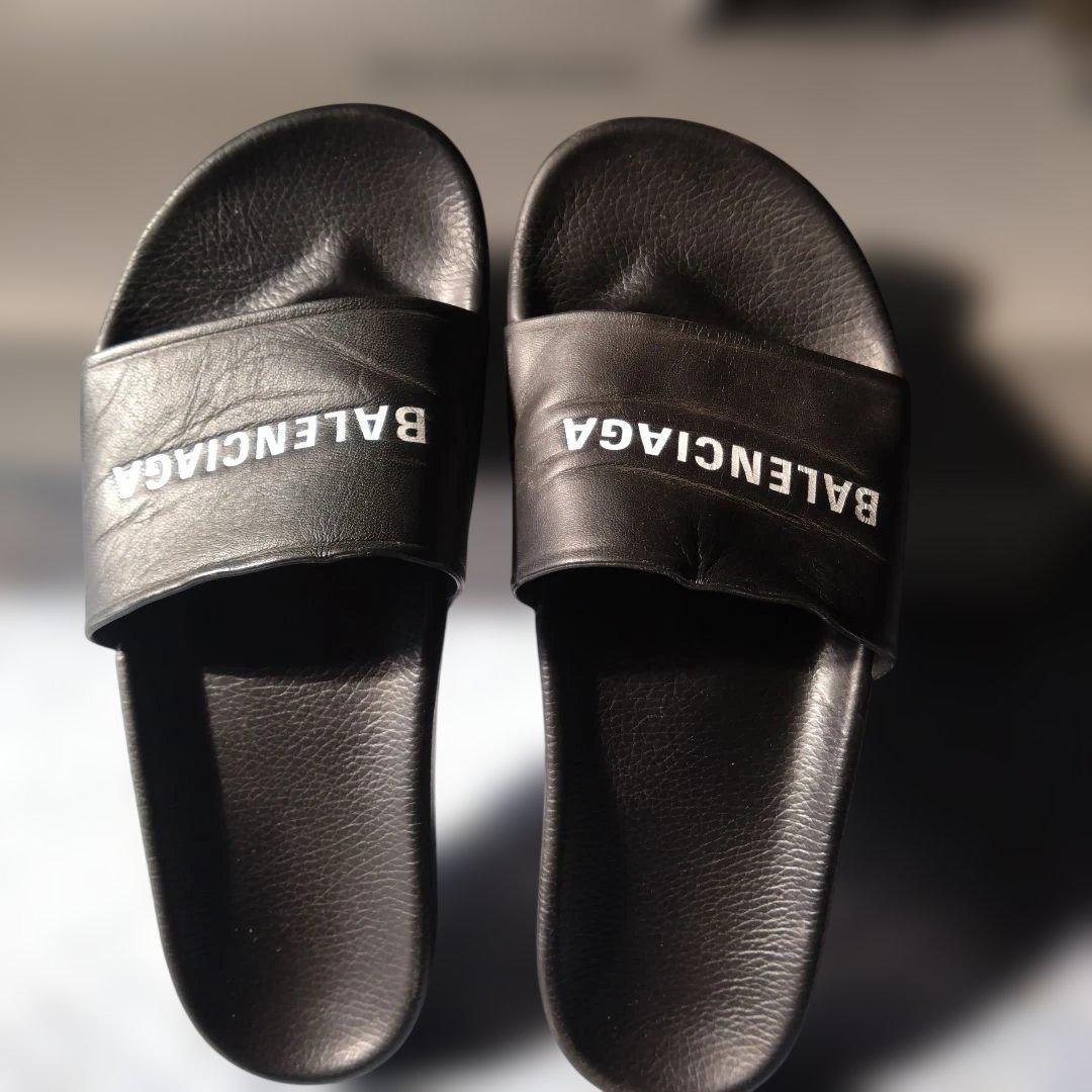 【yuraさま専用】BALENCIAGA ブラック サンダル（25㌢）