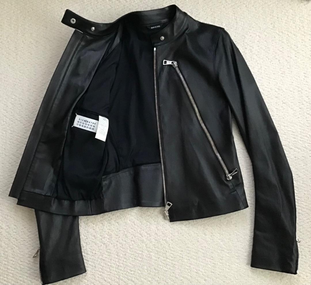 Martin Margiela マルタン・マルジェラ　ハの字レザーライダース