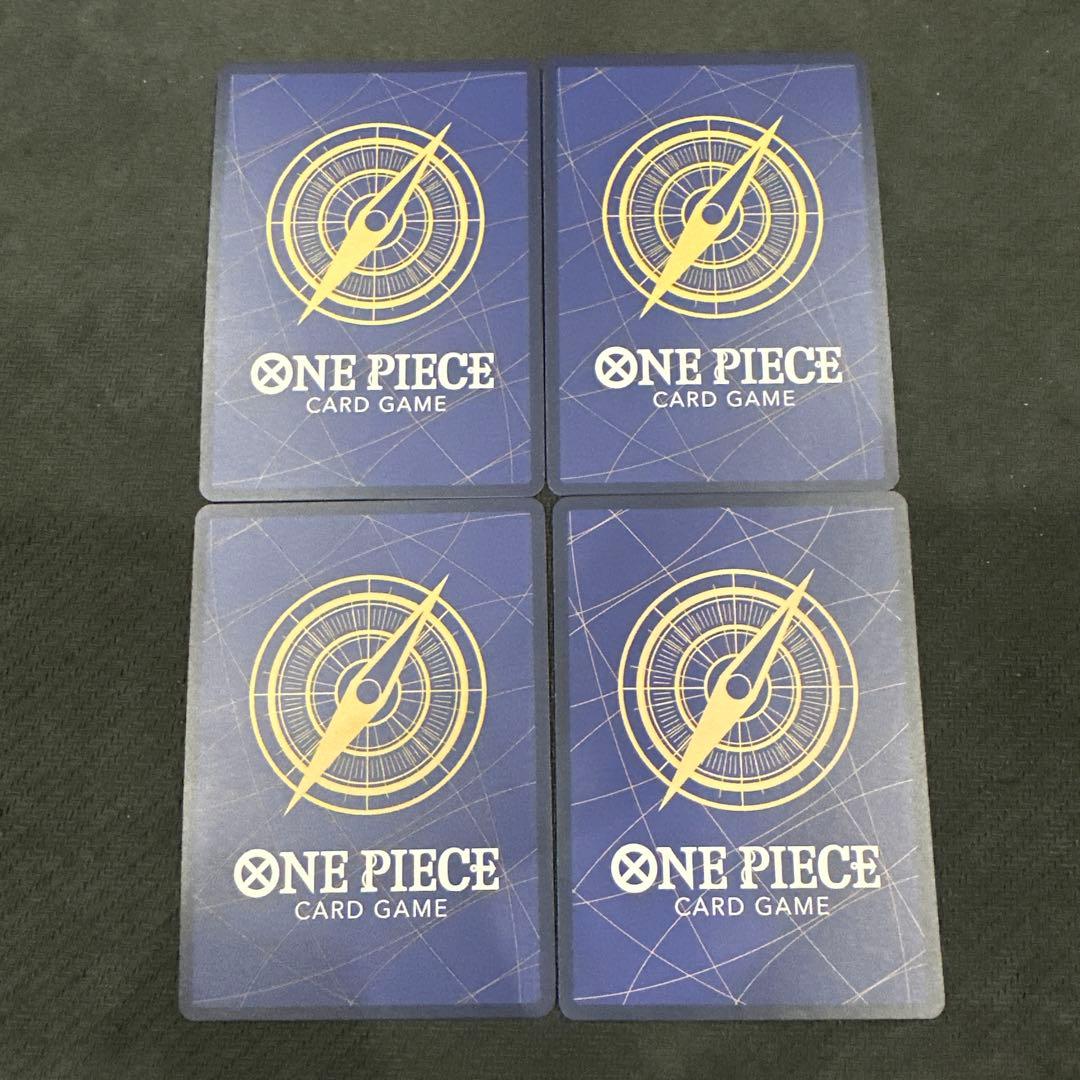 鬼気 九刀流 阿修羅 抜剣 亡者戯　パラレル　ワンピースカード 極美品 4枚