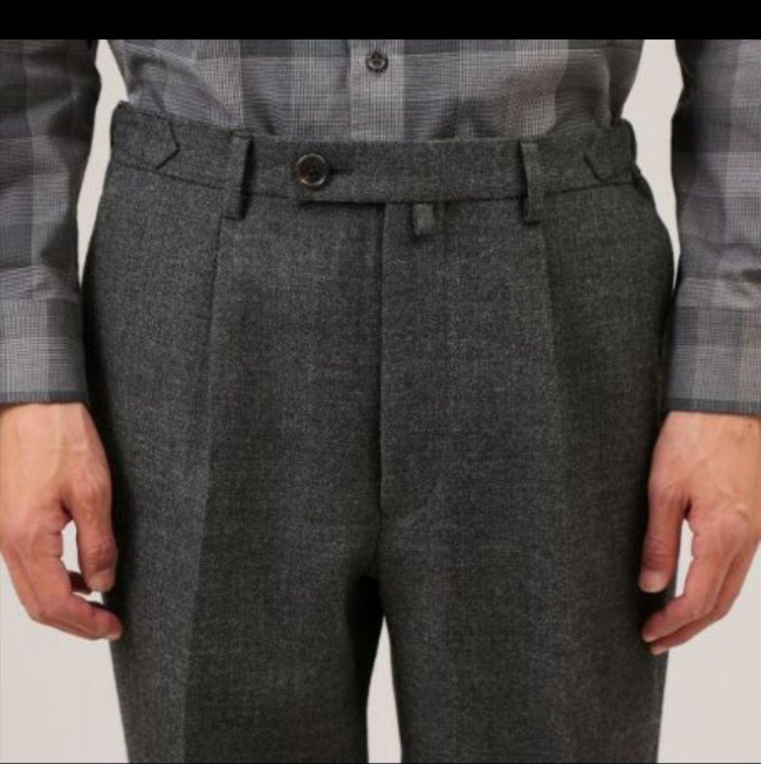 ✨タグ付き未使用✨ タケオキクチ ウールパンツ スラックス グレー M