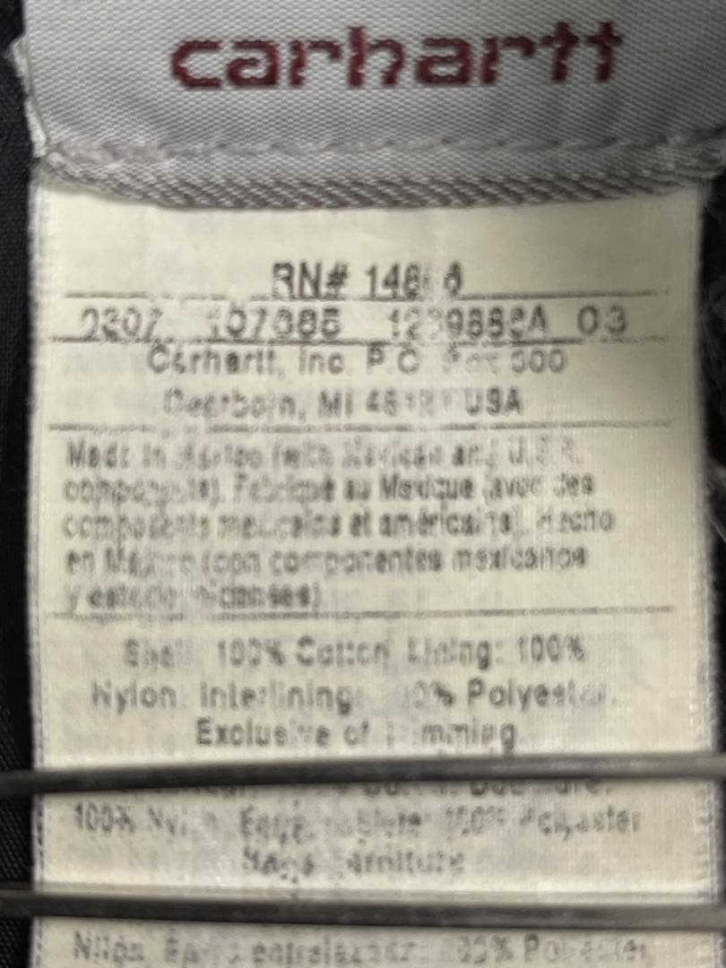 Carhartt トラディショナルジャケット ネイビー