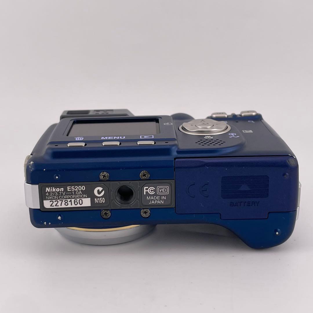 実写美⭕️美品【動作確認済】Nikon COOLPIX 5200 ブルー