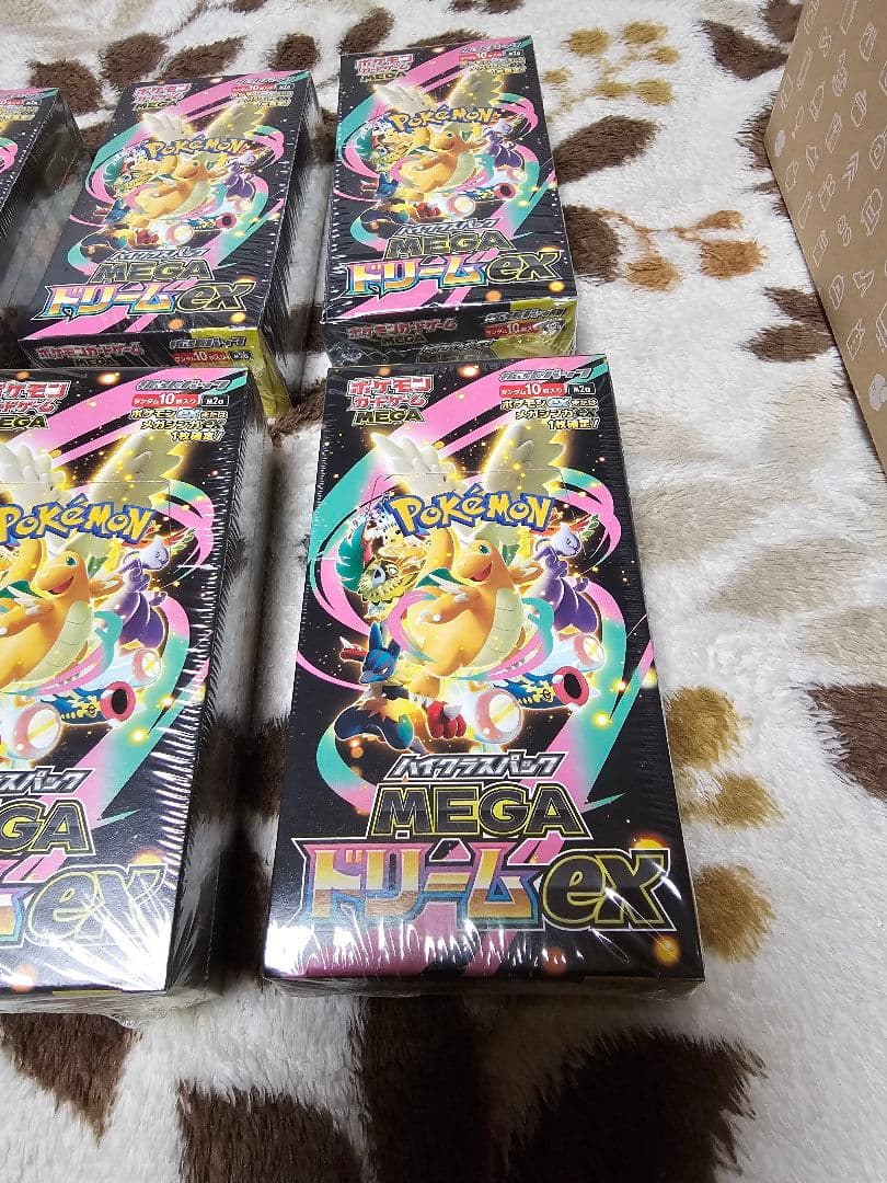 ポケモンカード 未開封シュリンク付き　　MEGAドリームEX　6BOXまとめ売り
