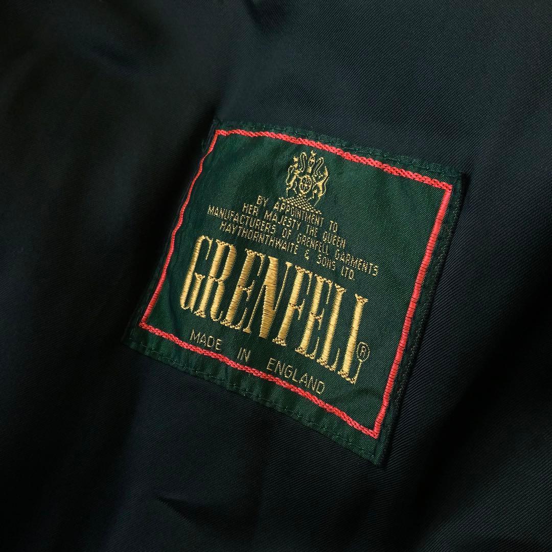 極美品 GRENFELL グレンフェル 緑タグ カントリーコート 40 英国製