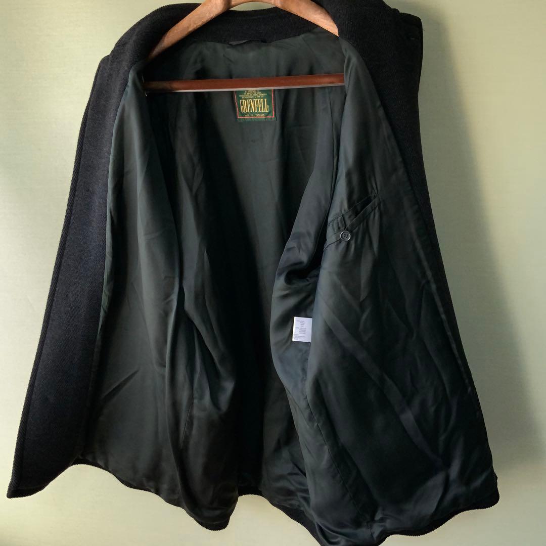 極美品 GRENFELL グレンフェル 緑タグ カントリーコート 40 英国製