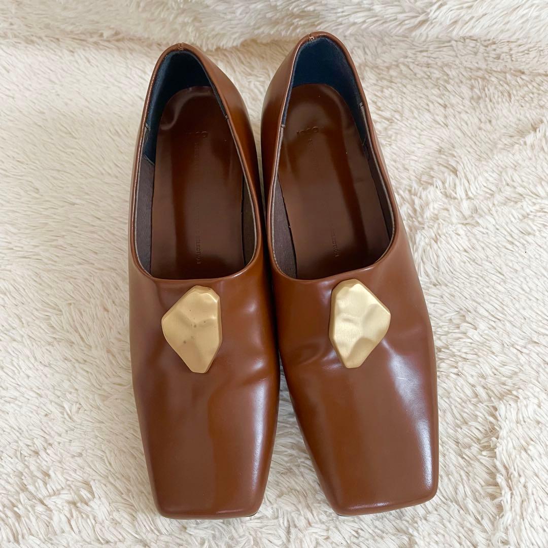 オソイ　ローファー　パンプス　MARGOT ゴールド金具