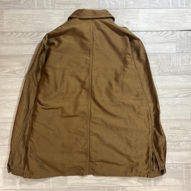 オーベルジュ/シャルボン ディープ/モールスキン/フレンチワークジャケット