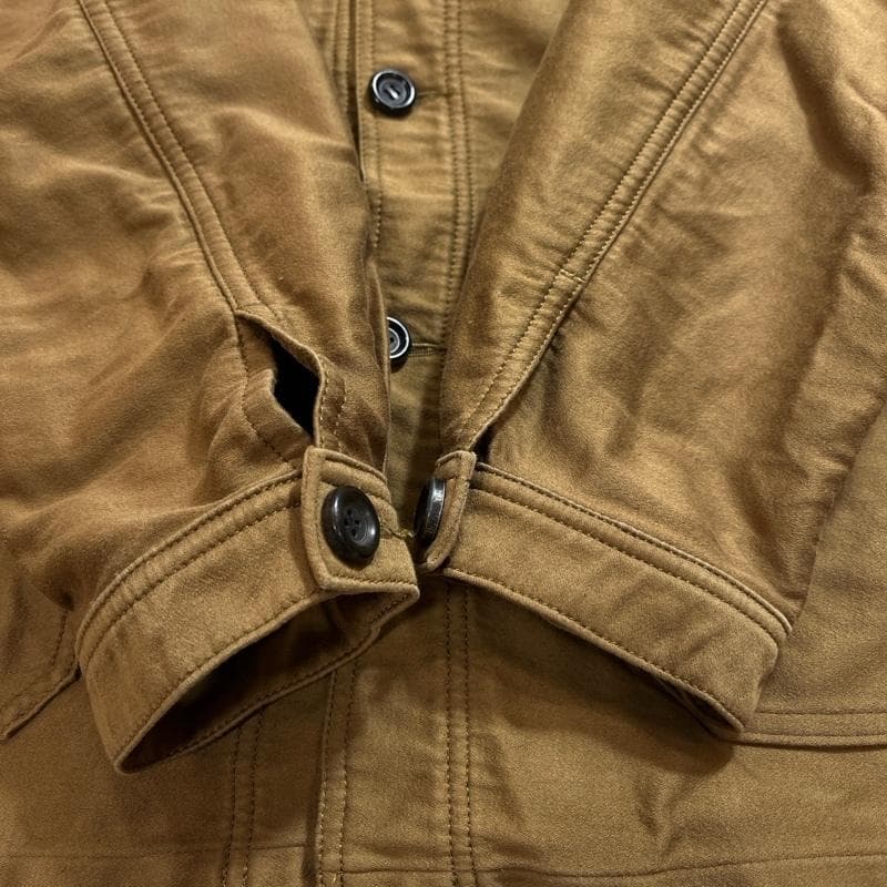 オーベルジュ/シャルボン ディープ/モールスキン/フレンチワークジャケット
