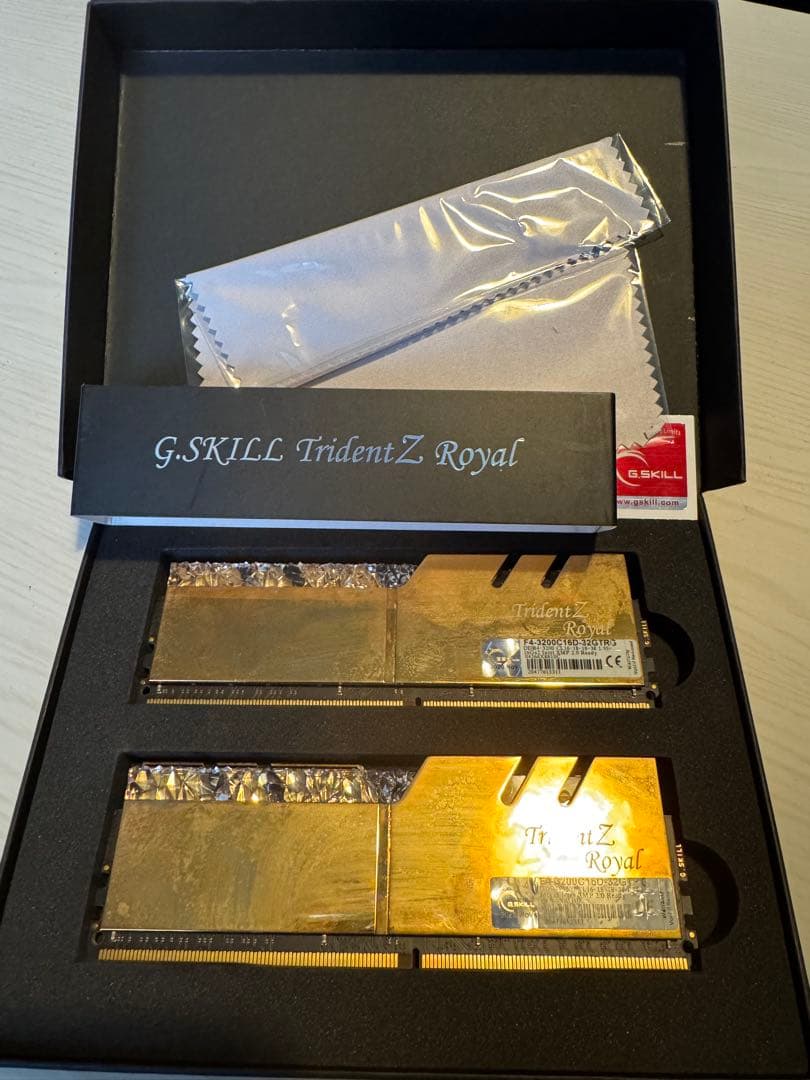 G.SKILL TridentZ  GOLD 32GB メモリー