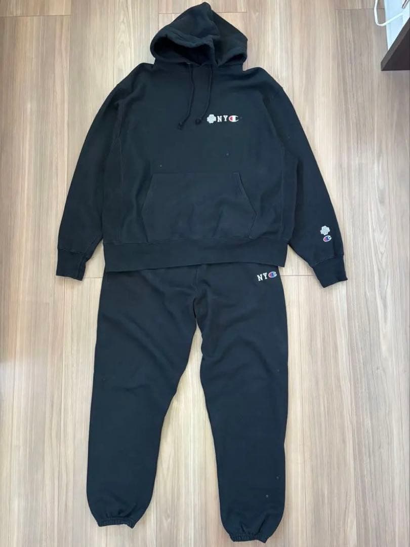 b*y様 レア Champion × PINTRILL スウェットセットアップ