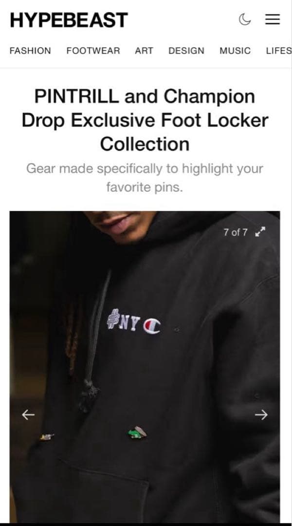 b*y様 レア Champion × PINTRILL スウェットセットアップ