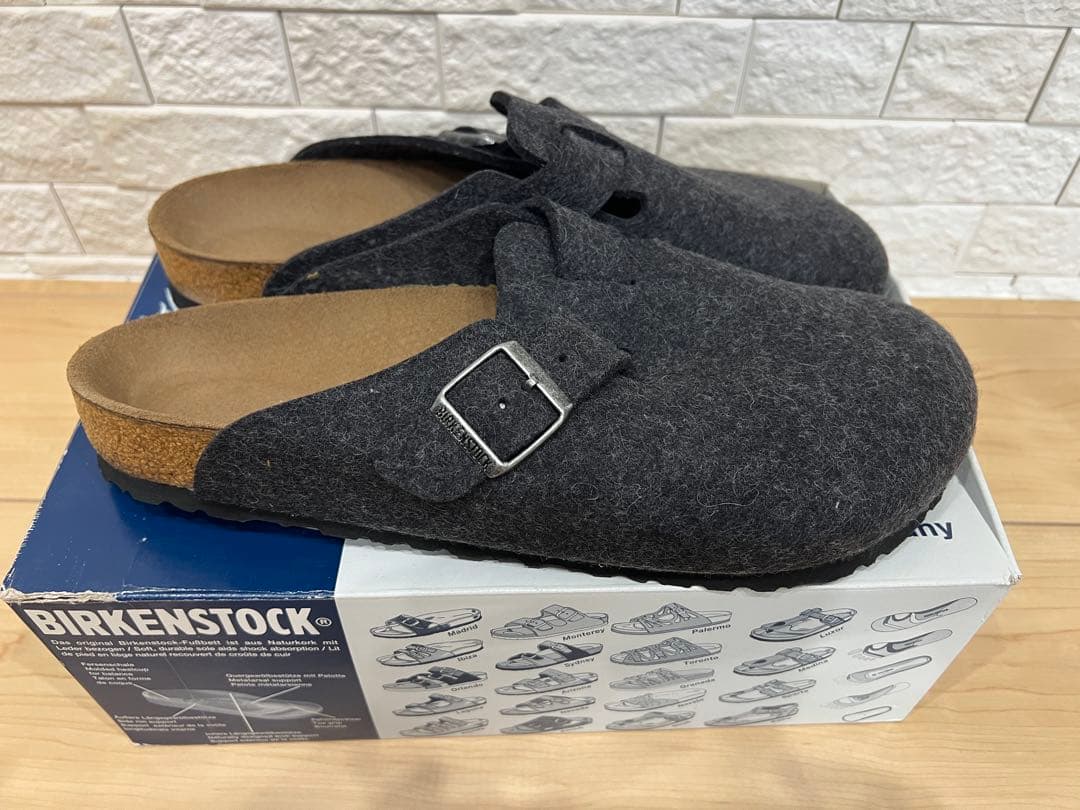 【新品】BIRKENSTOCK ボストン　ブラック　44