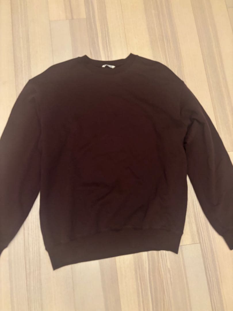 AURALEE ボルドー ダークブラウン スウェット 5