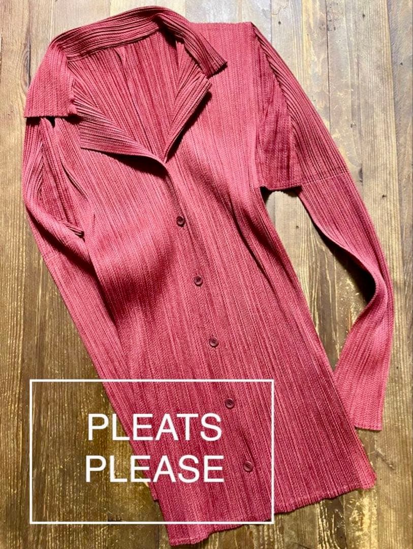 【PLEATS PLEASE】プリーツプリーズ 長袖シャツ　size4