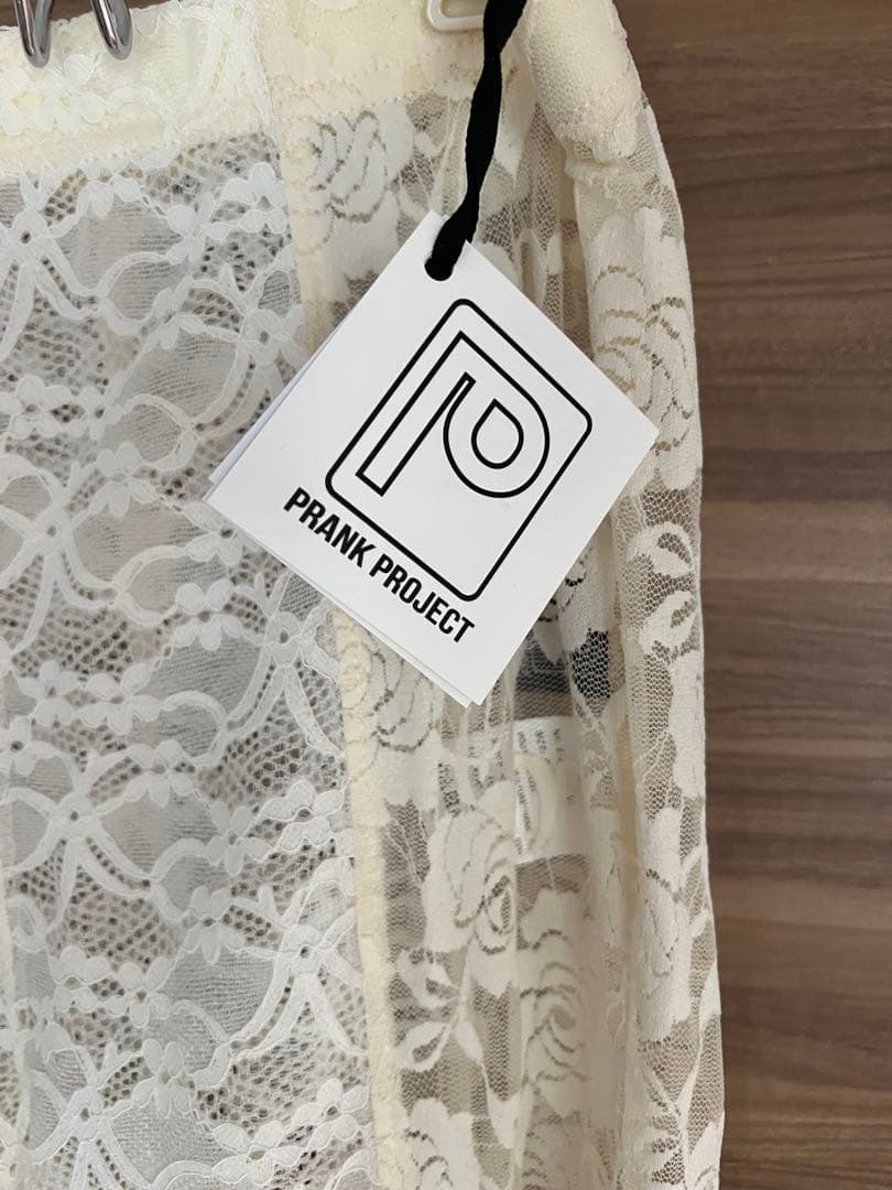 新品 PRANK PROJECT レースフレアレギンス ホワイト フリーサイズ