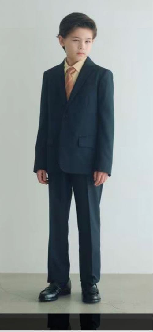 定価40%off⭐︎美品です！濃紺キッズ160サイズ　セレモニースーツ